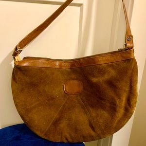 Vintage suede “the Bay” made in Italy purse